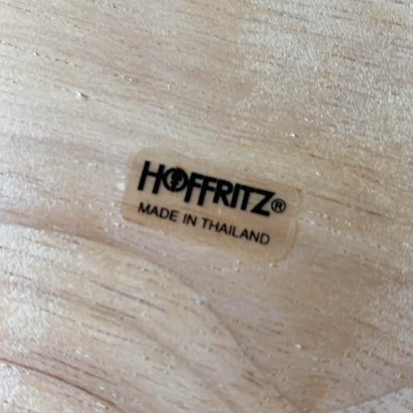 Hoffritz 3 Piece Charcuterie Board Set. Hardwood Board - Stainless Tools - Picture 10 of 12